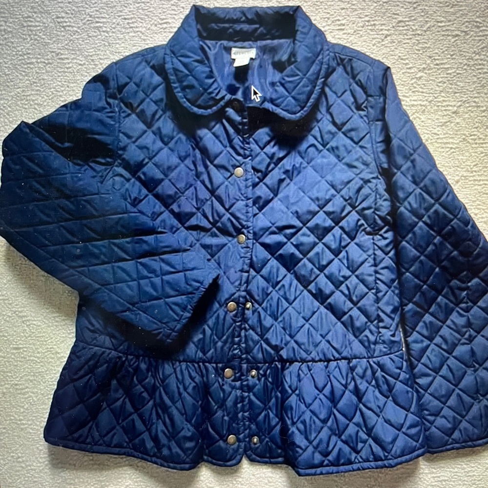 J Crew Crewcuts Kids Navy Barn Jacket Size 12